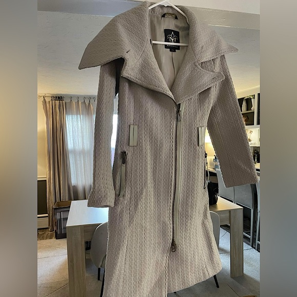 Mackage Beige Textured Coat - Picture 1 of 4